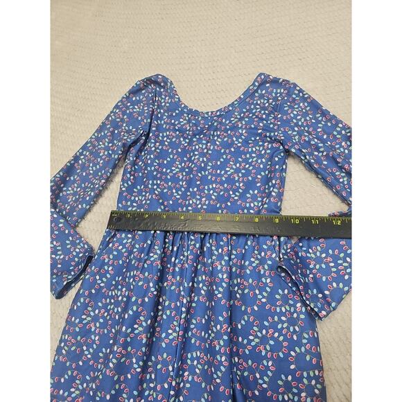 Sweet Caroline Romper Girls 6 Christmas Romper Christmas Lights Wide Leg Pockets - Picture 3 of 7